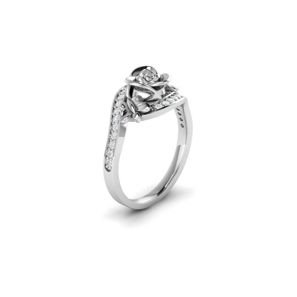 ROSE RING 3D print model_6