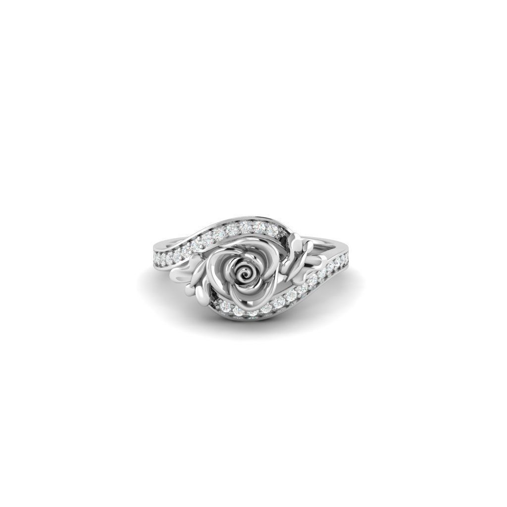 ROSE RING 3D print model_10