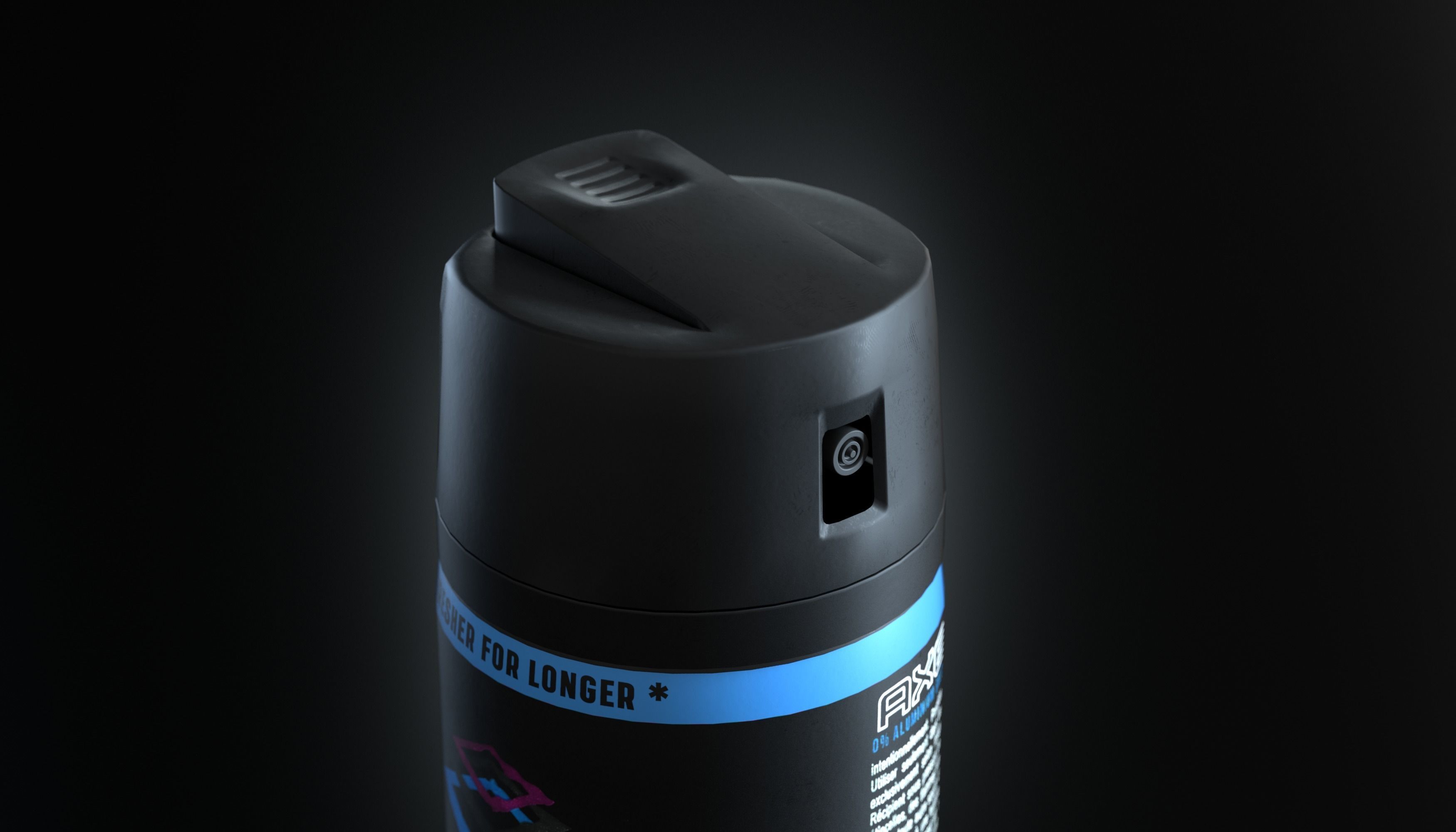 Axe Deodorant aerosol Marine Low-poly 3D model_2