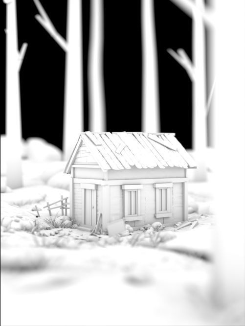 Stay Home Environment Design  3D model_5