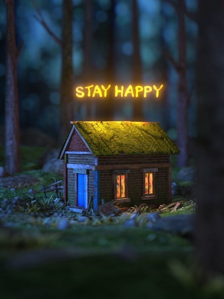 Stay Home Environment Design  3D model_3