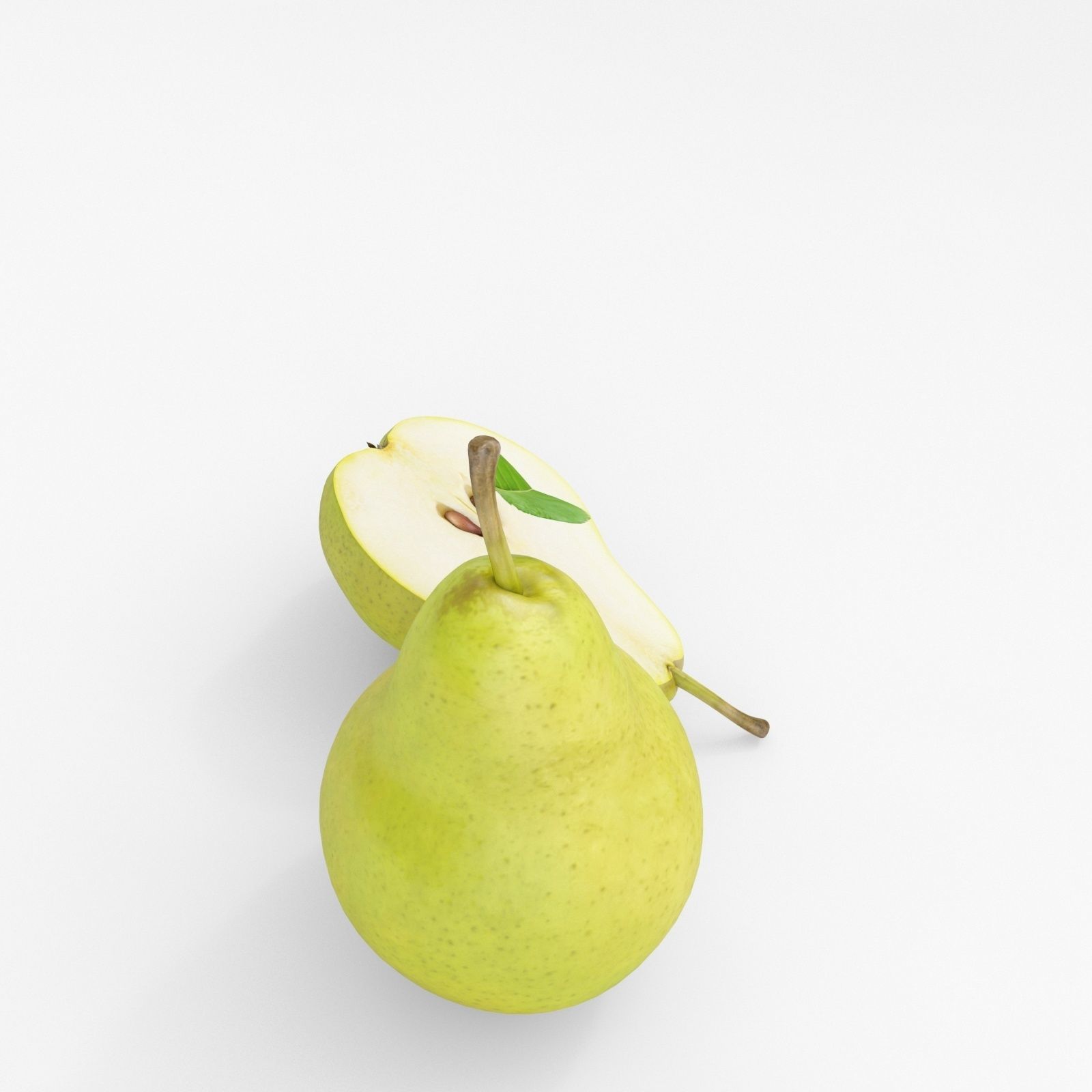 Realistic Pear Fruit 3D model_8