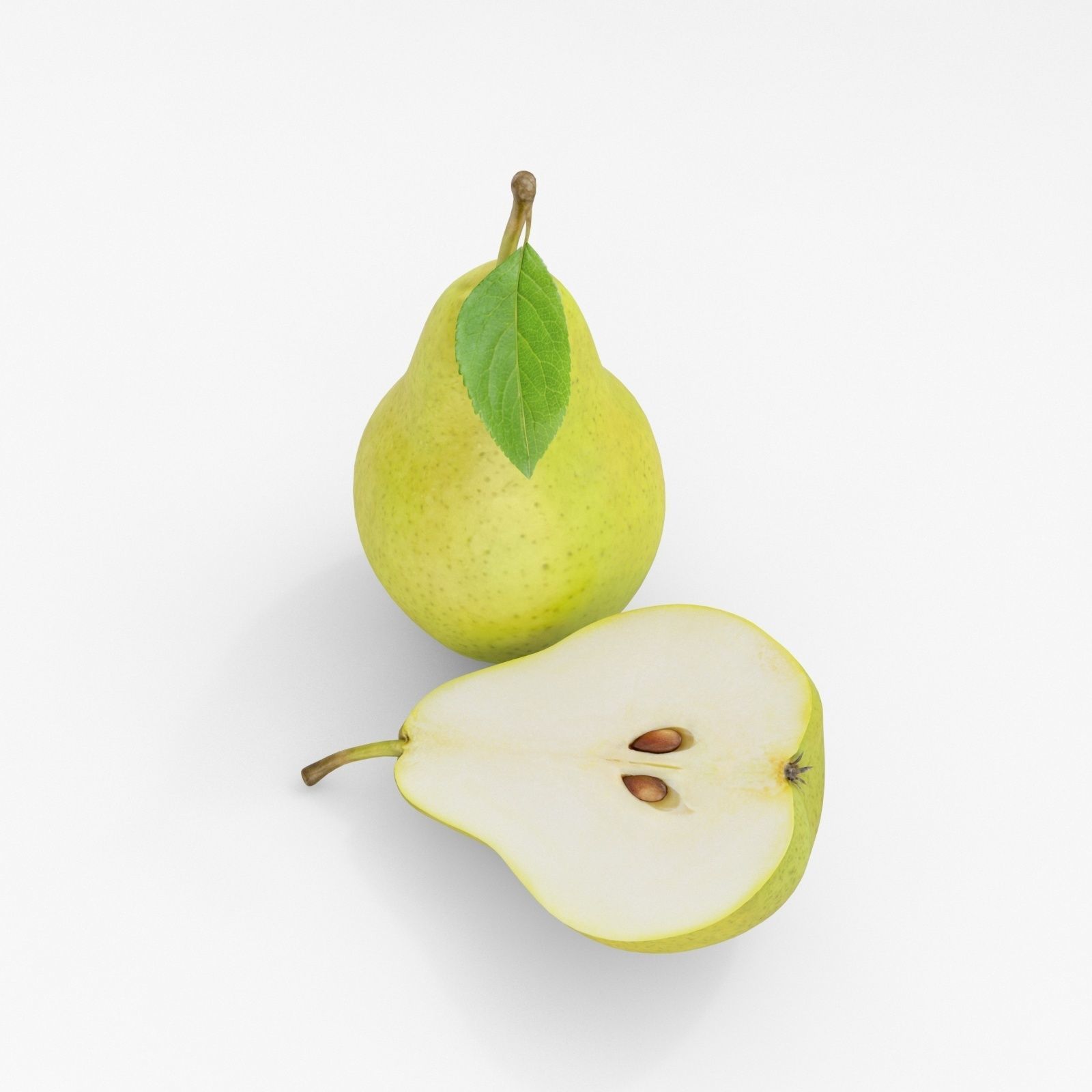 Realistic Pear Fruit 3D model_11