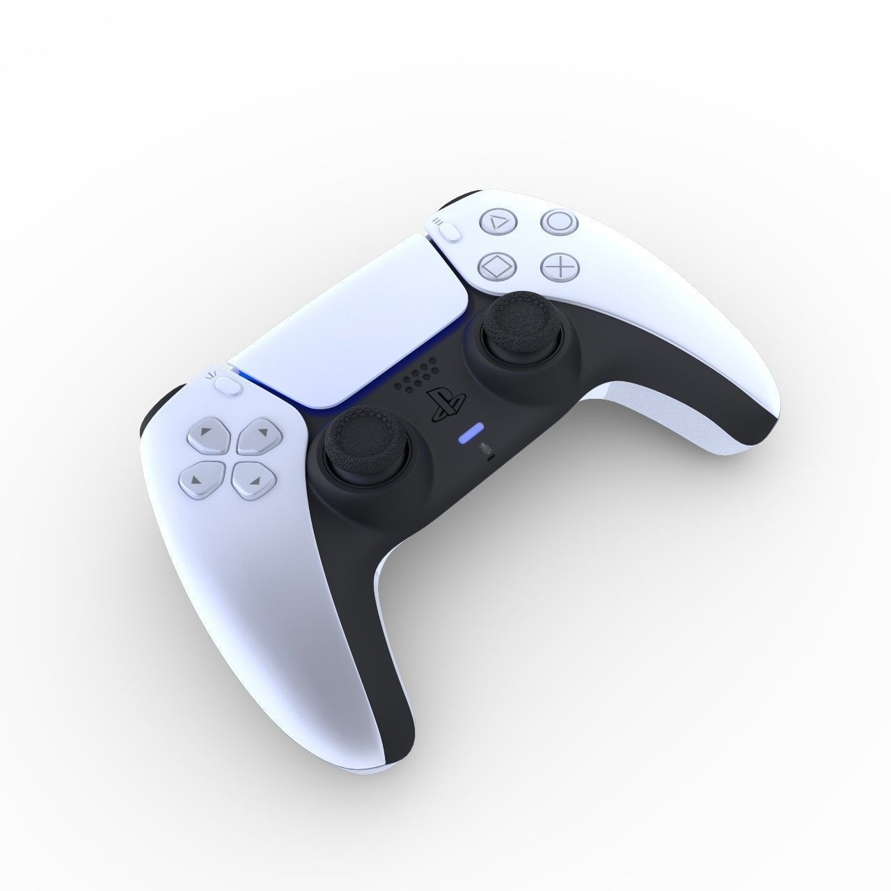 PS5 Playstation 5 Controller High Quality 3D Model 3D model_1