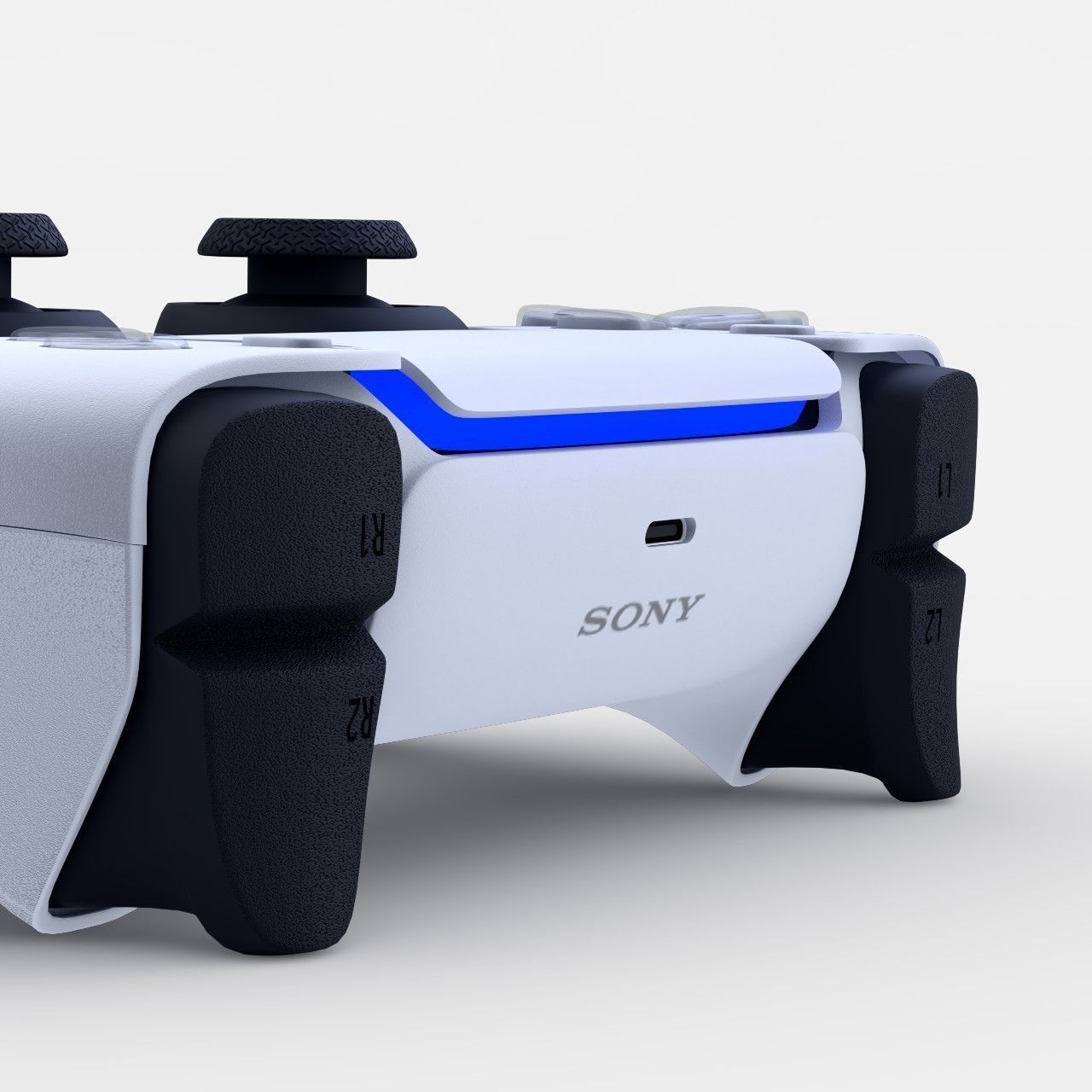 PS5 Playstation 5 Controller High Quality 3D Model 3D model_7