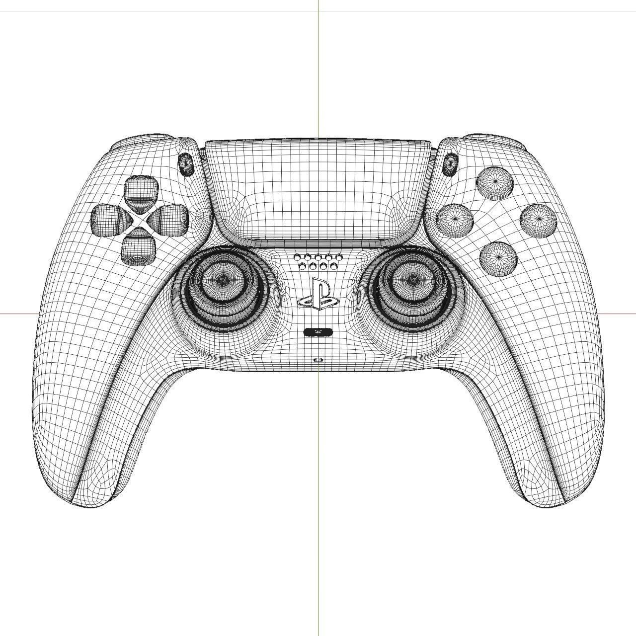 PS5 Playstation 5 Controller High Quality 3D Model 3D model_14