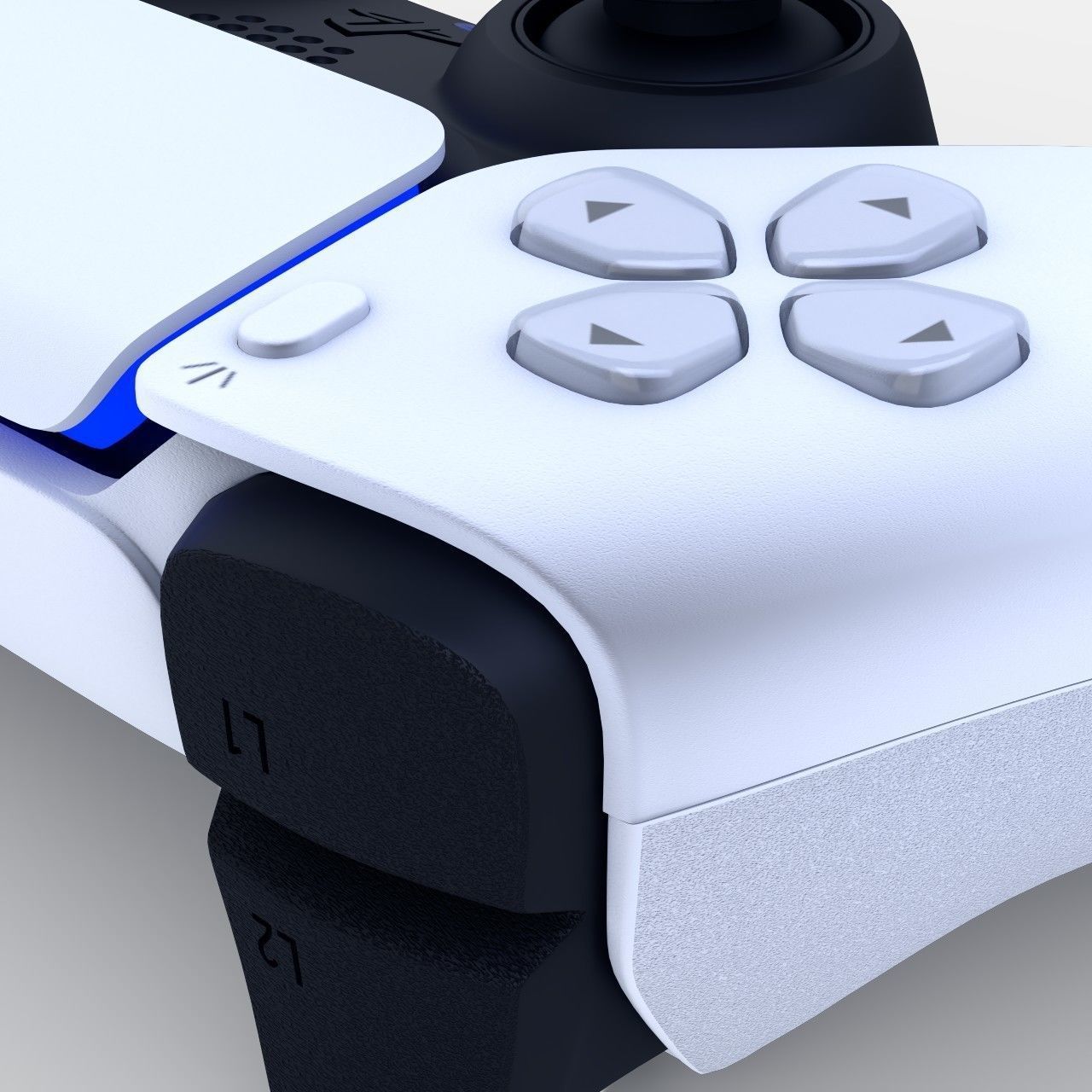 PS5 Playstation 5 Controller High Quality 3D Model 3D model_3
