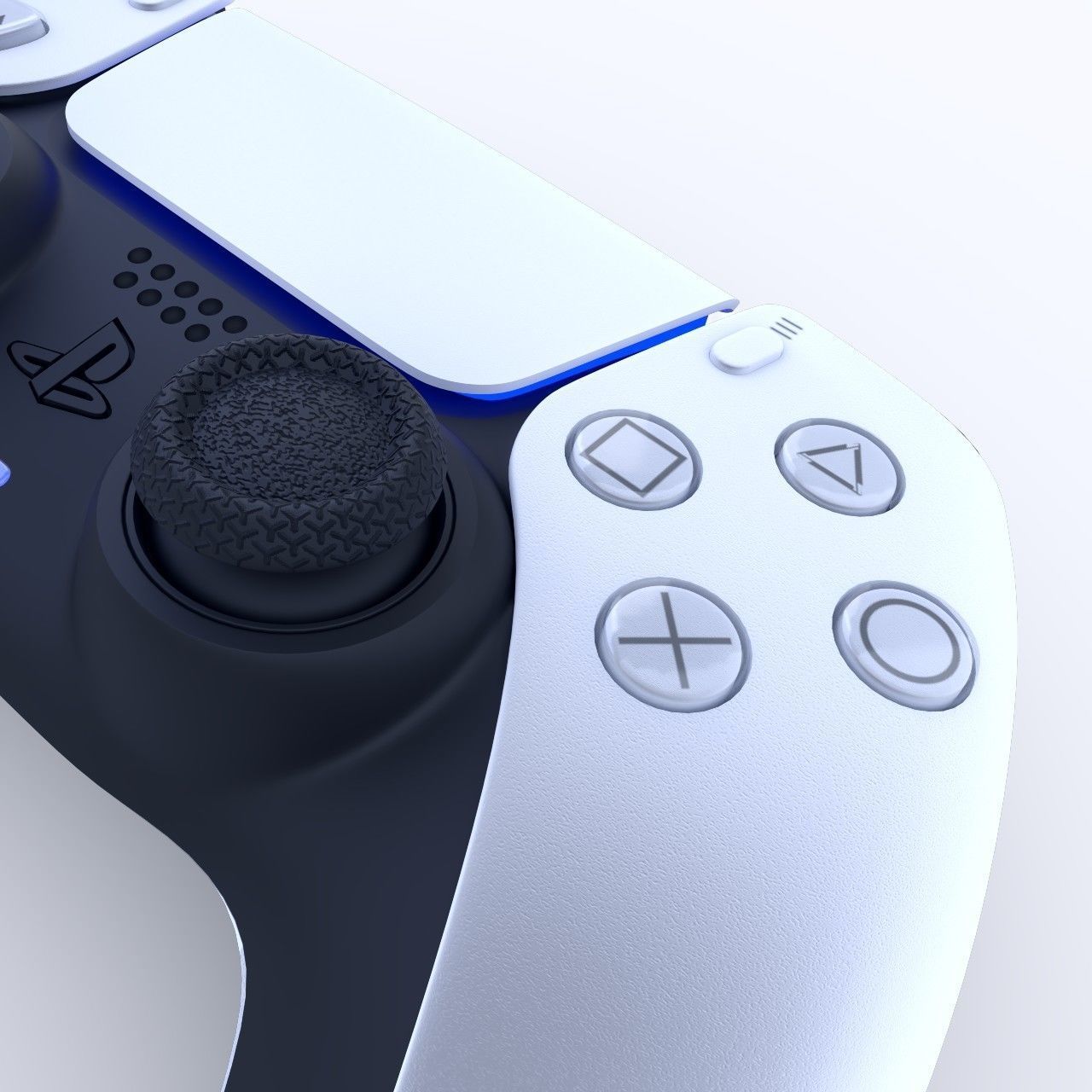 PS5 Playstation 5 Controller High Quality 3D Model 3D model_4