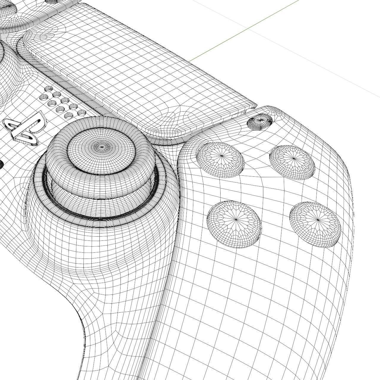 PS5 Playstation 5 Controller High Quality 3D Model 3D model_12
