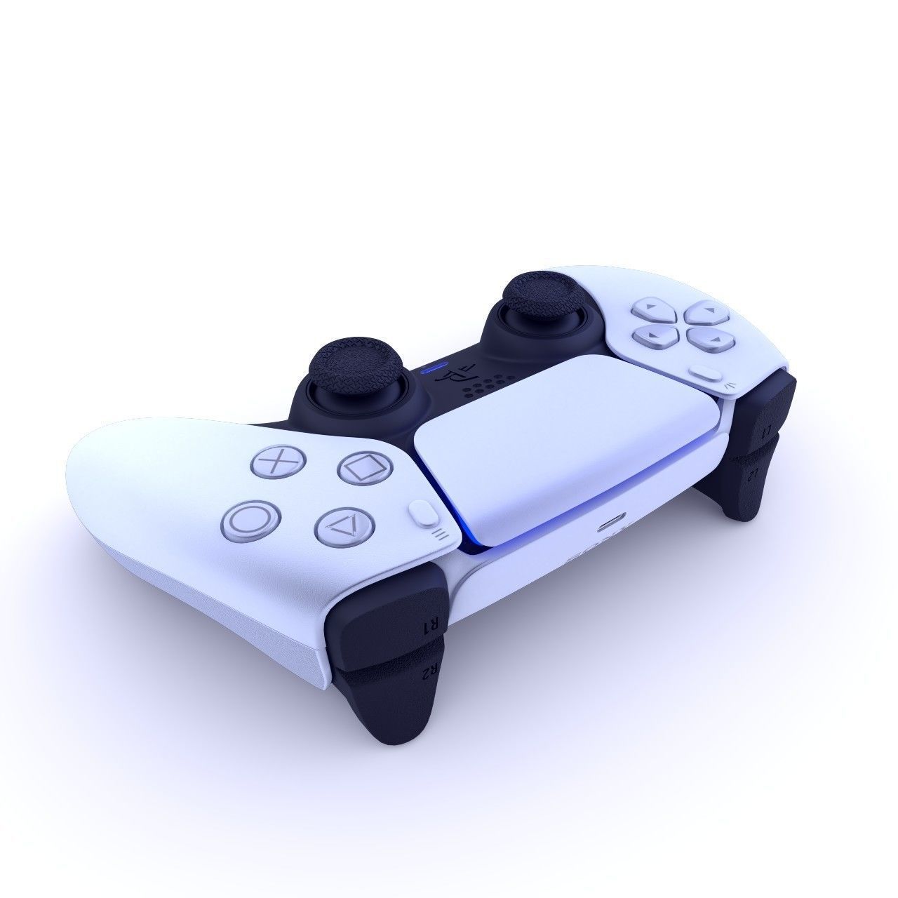 PS5 Playstation 5 Controller High Quality 3D Model 3D model_6