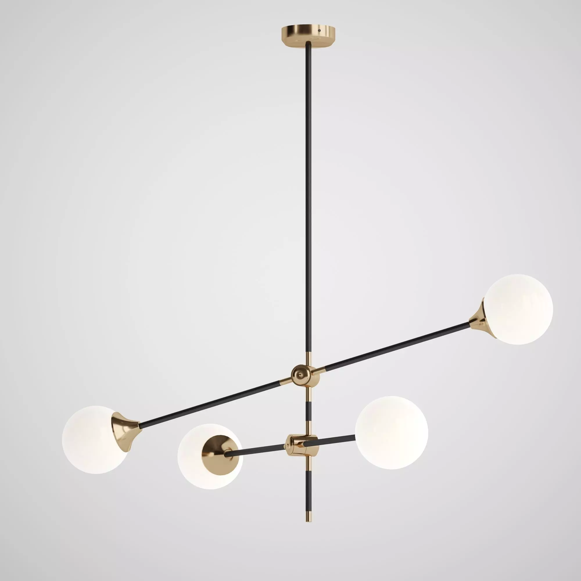 PELL Bubble Chandelier by Romatti 3D model_0