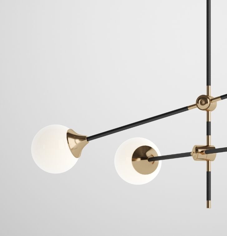 PELL Bubble Chandelier by Romatti 3D model_1