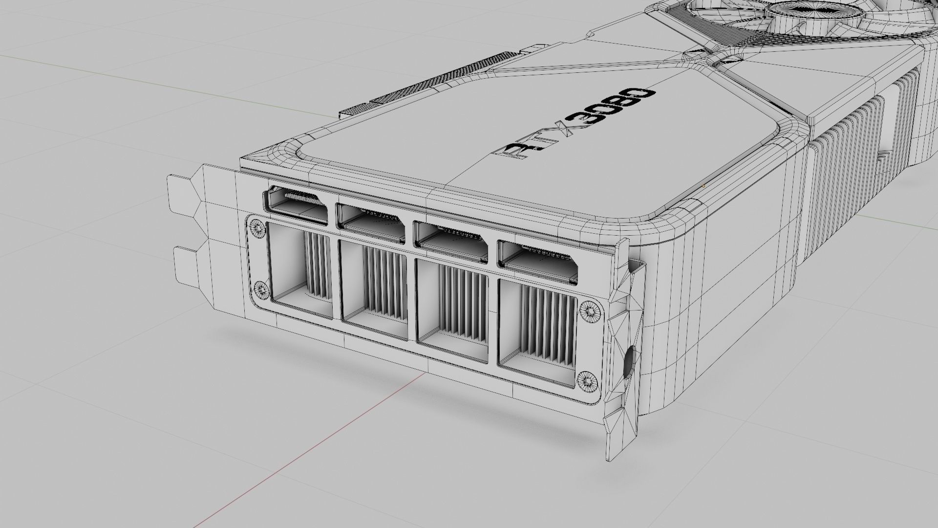 Nvidia RTX 3080 Ampere 3D model_9