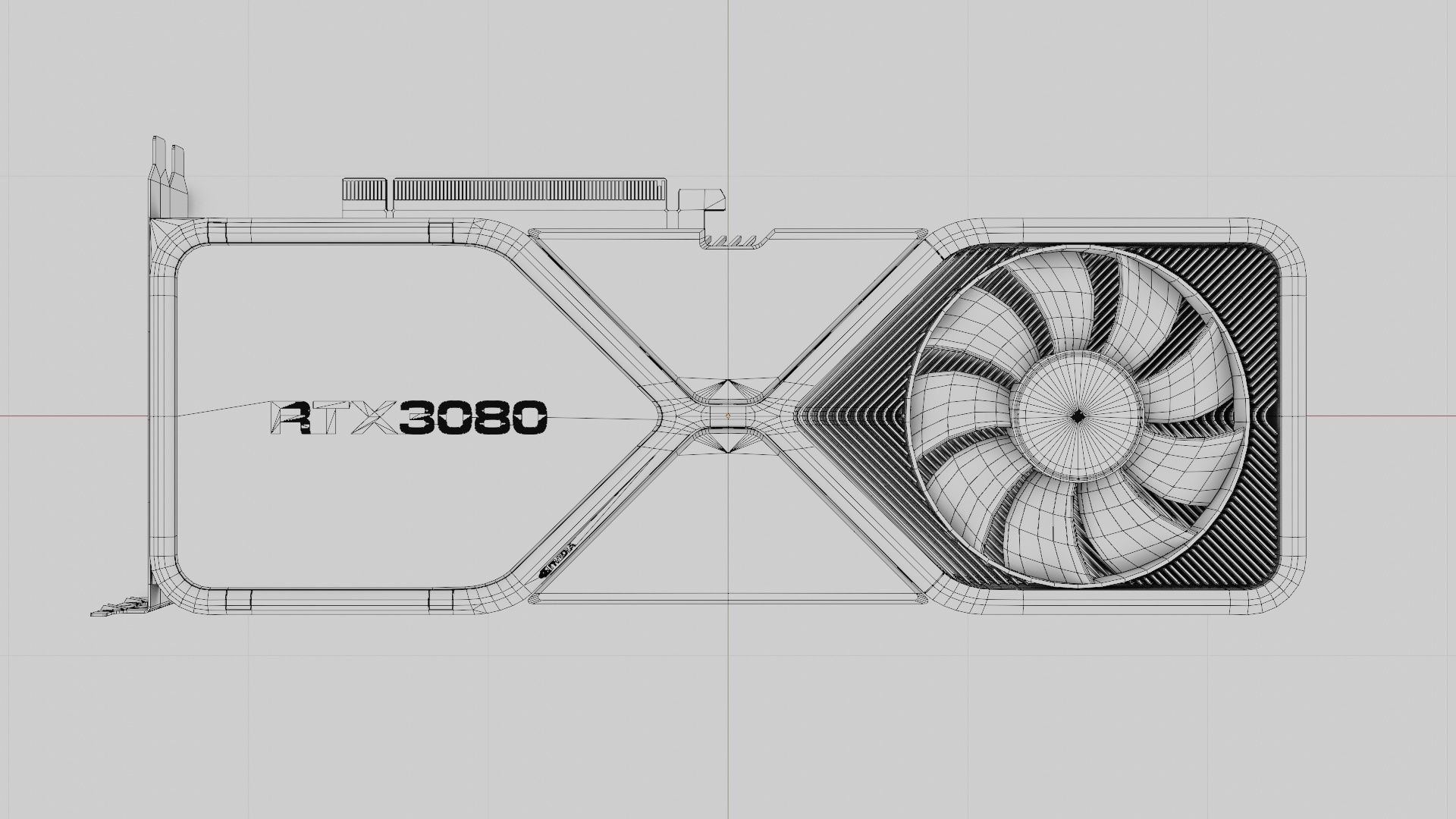 Nvidia RTX 3080 Ampere 3D model_11