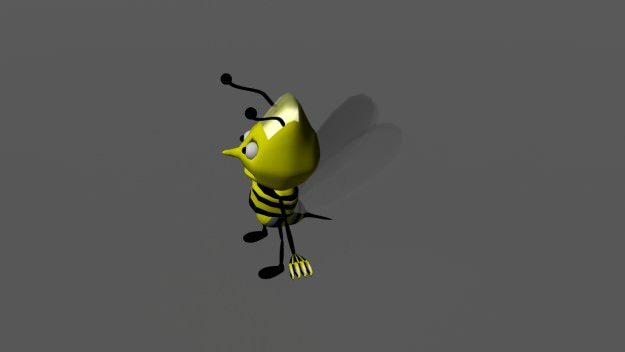 honey bee 3D model_1