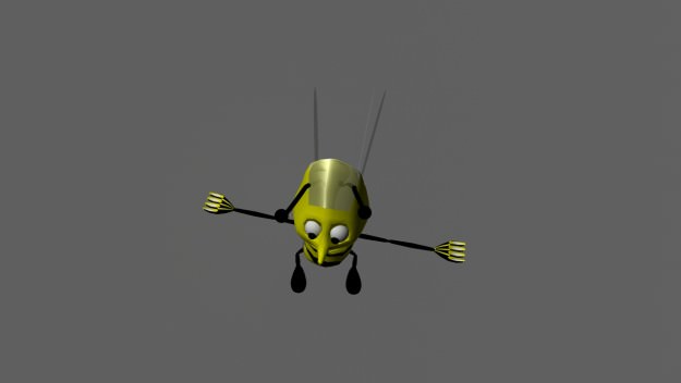 honey bee 3D model_2
