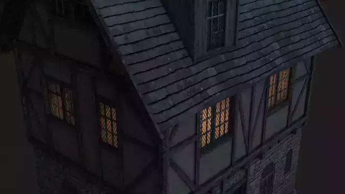 Fantasy Medieval House 05