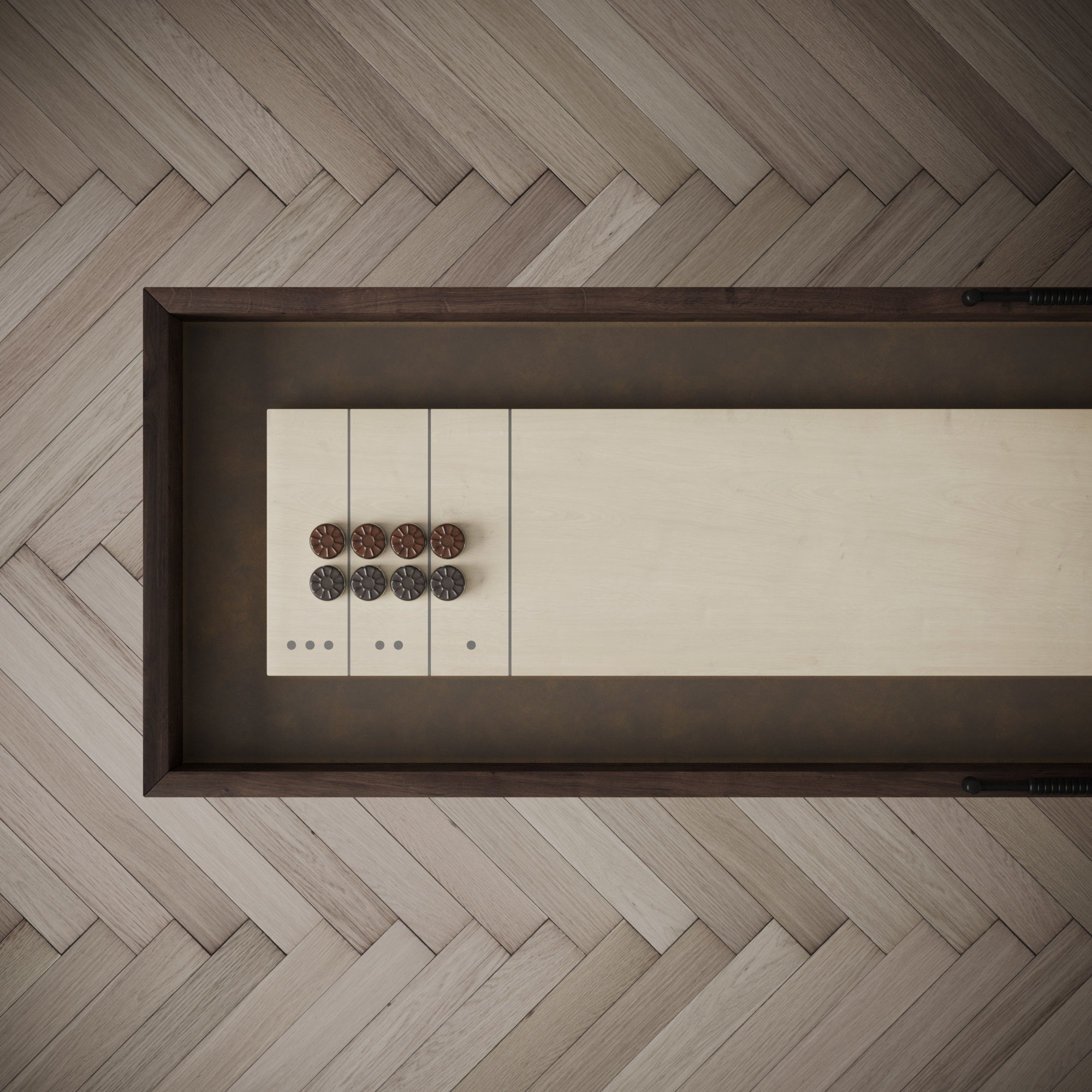 District Eight SHUFFLEBOARD SMALL 3D model_2