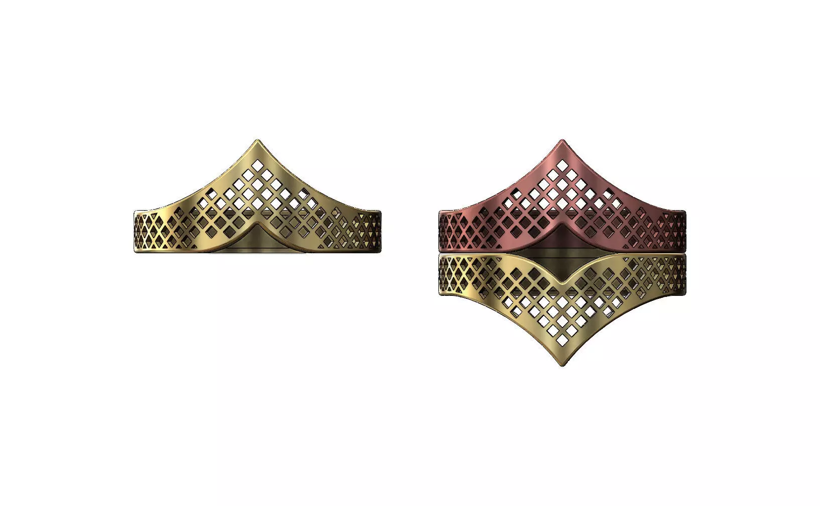 Moroccan beldi moucharabieh ring N03 3D print model