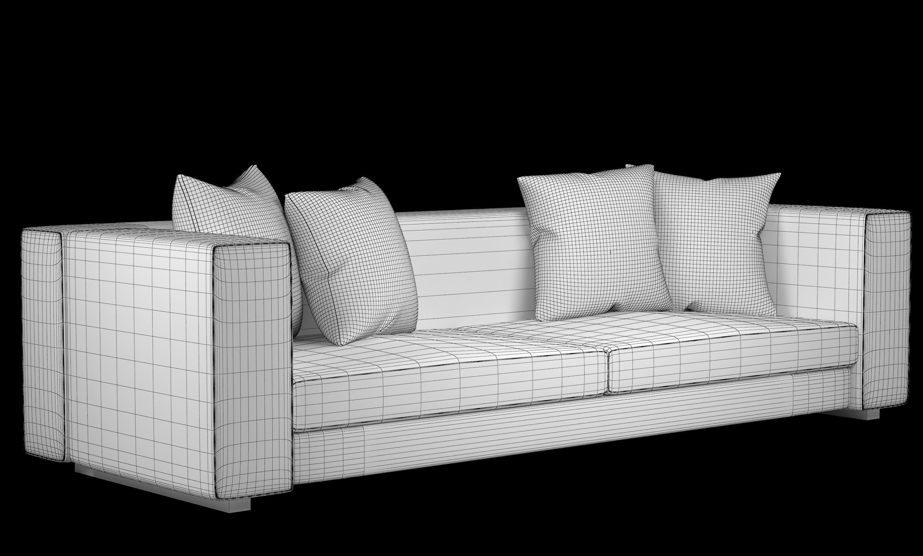Sofa 3d model 3D model_2
