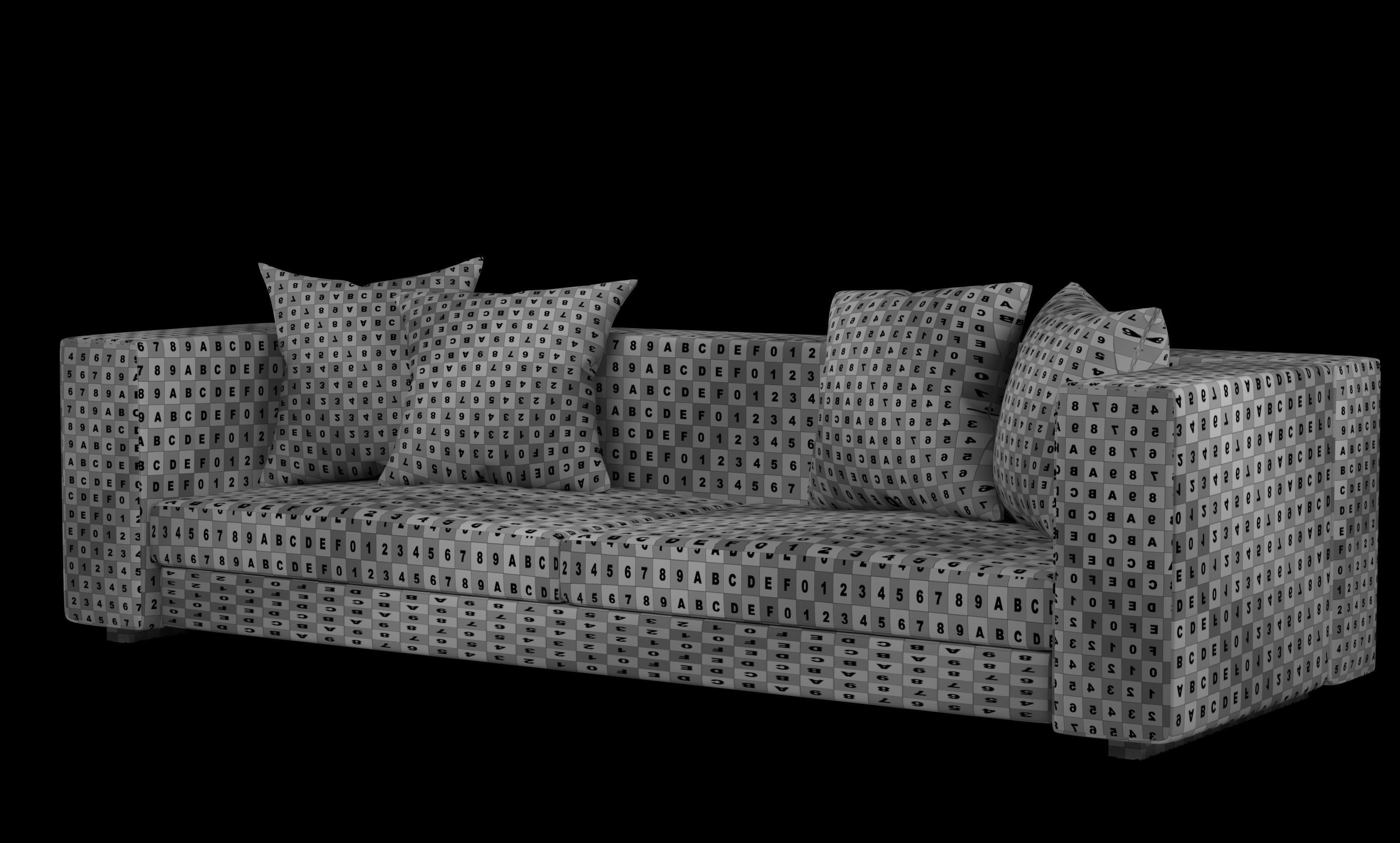 Sofa 3d model 3D model_10