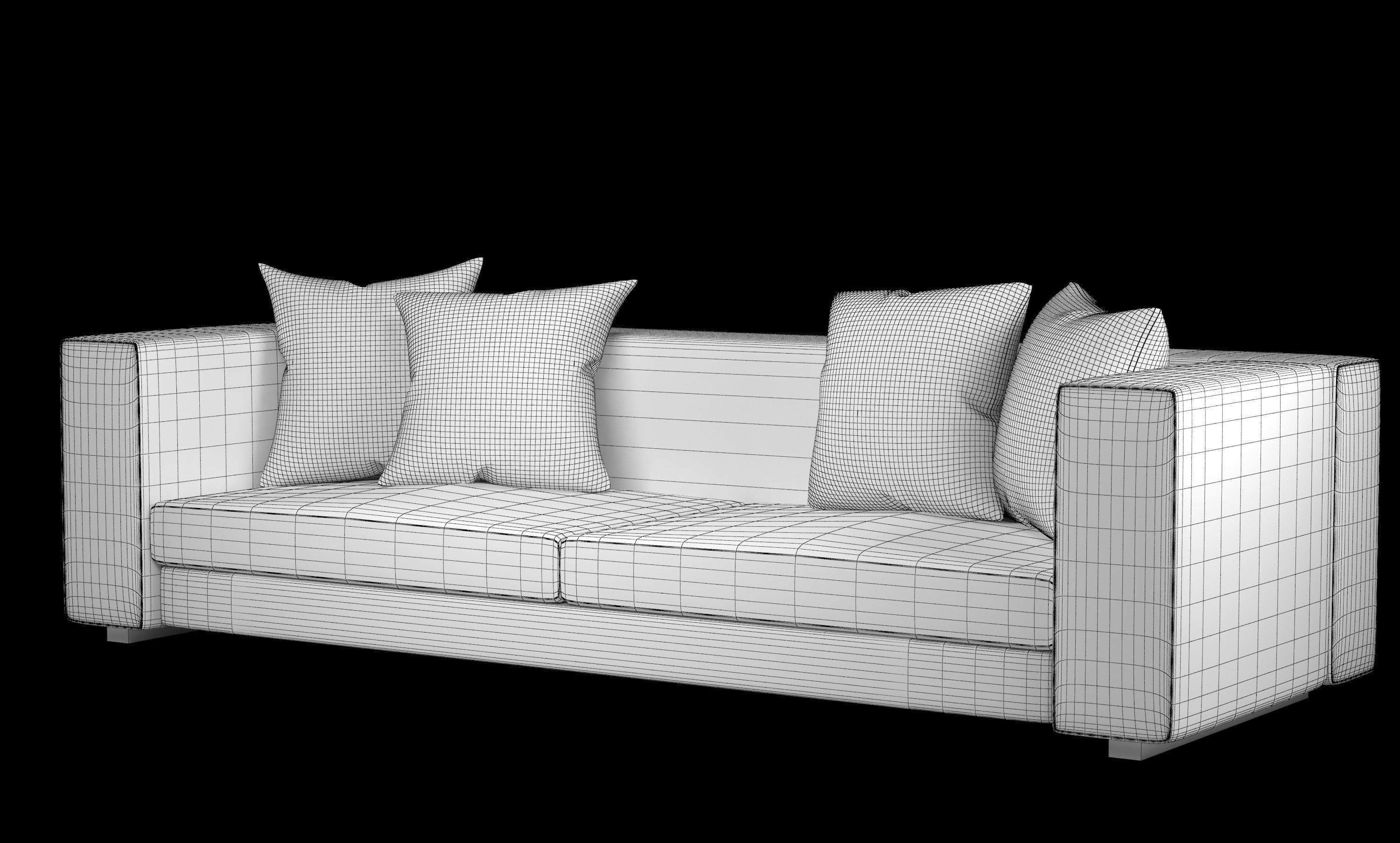 Sofa 3d model 3D model_11