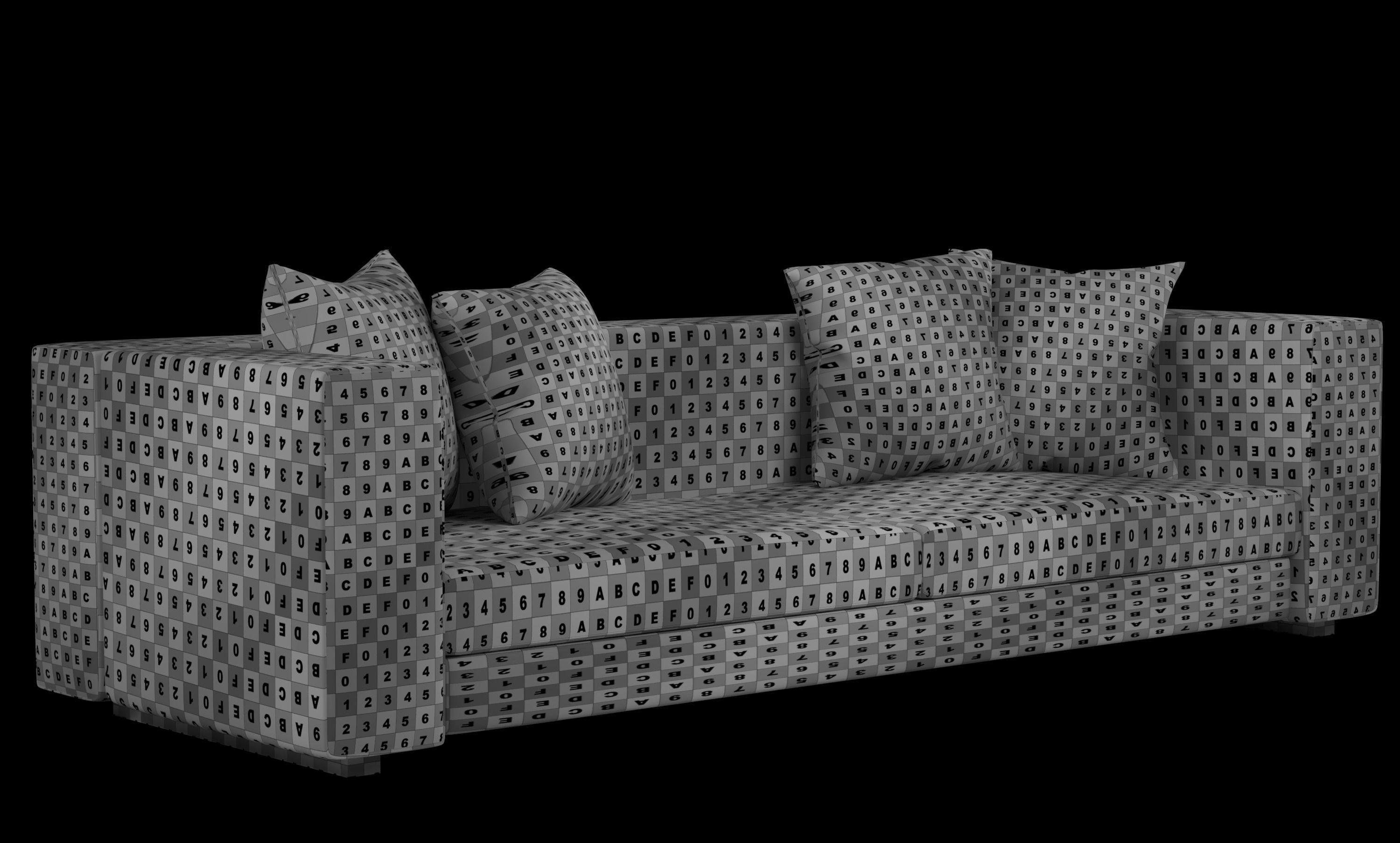 Sofa 3d model 3D model_1