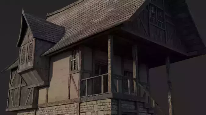 Fantasy Medieval House 04