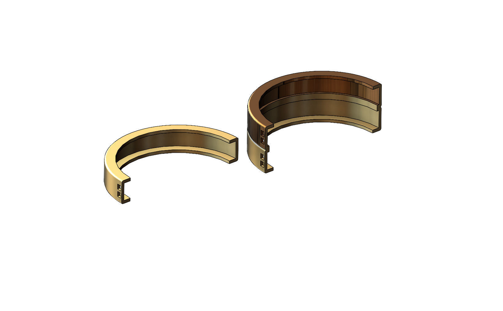 Moroccan beldi moucharabieh ring N05 3D print model_9