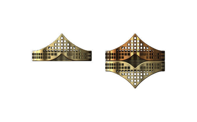Moroccan beldi moucharabieh ring N05 3D print model
