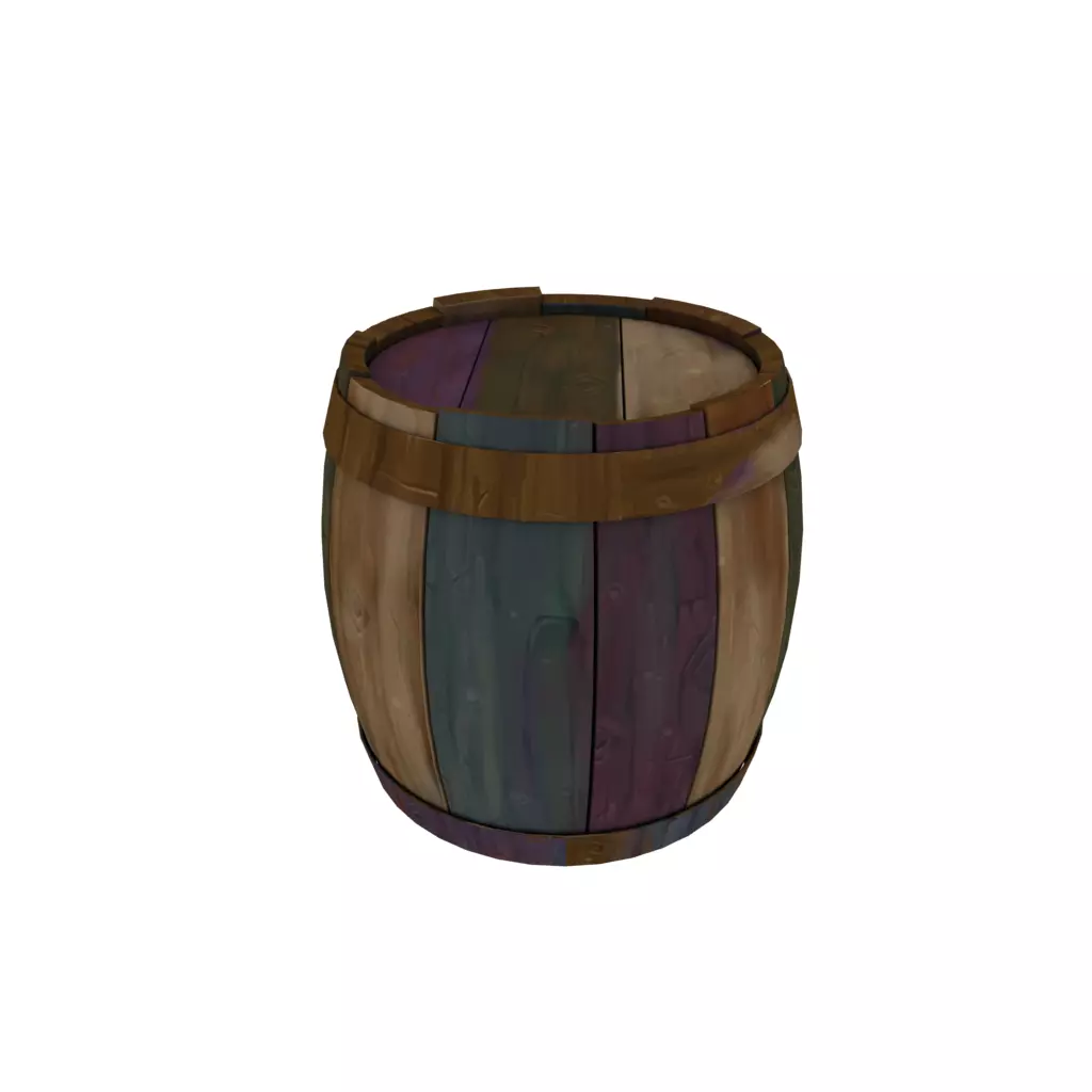 Barrel wooden 3D model