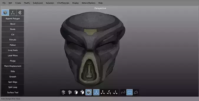 Predator Mask Free 3D model
