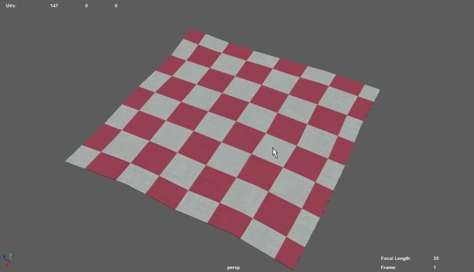 Picnic blanket 3D model_6