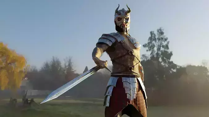 The inquisitor Corrupted Warrior 3D model