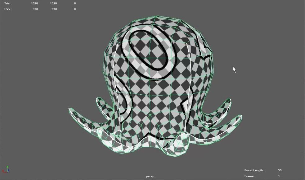 Octopus toy 3D model_7