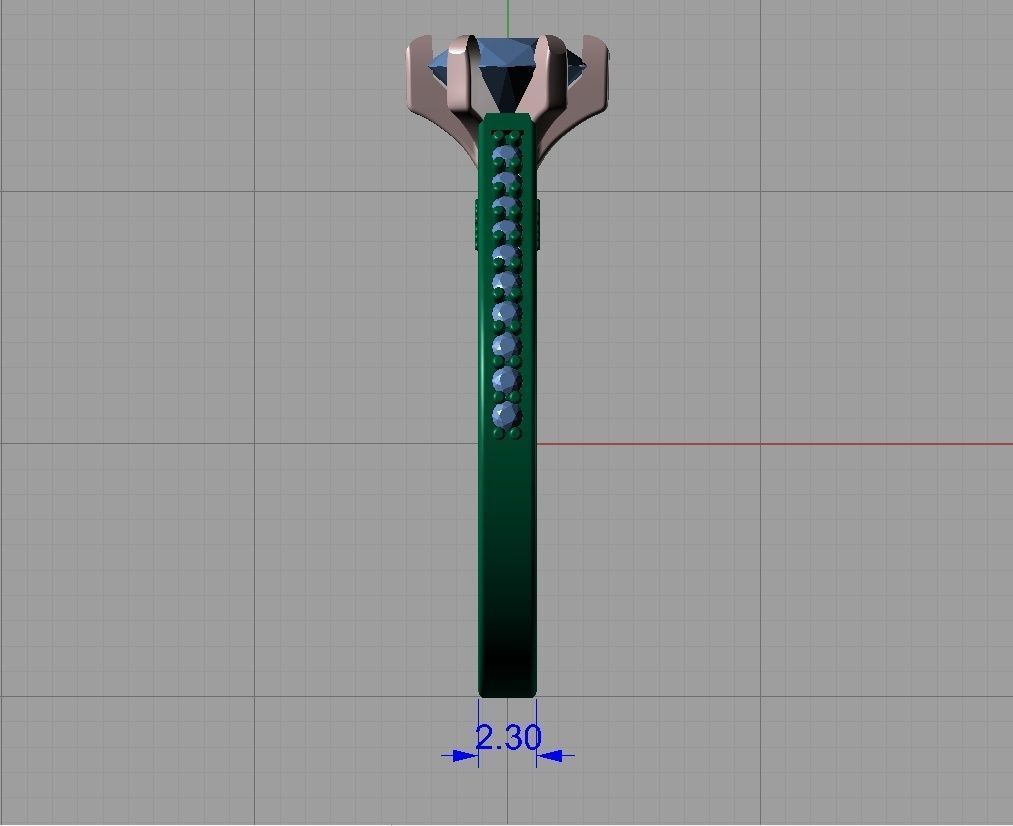  Engagement Ring 3D print model 3D print model_8