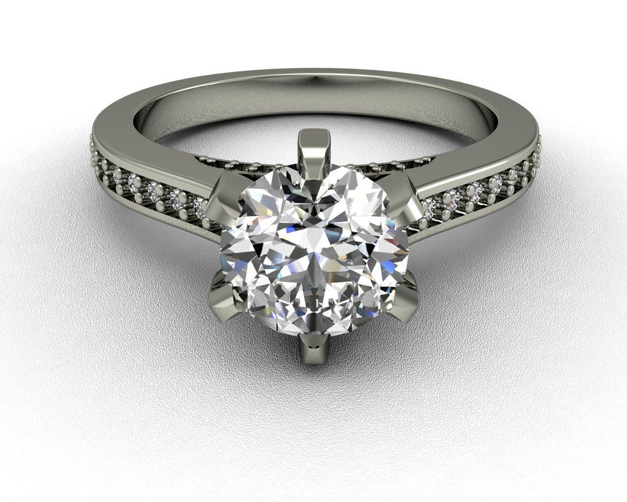  Engagement Ring 3D print model 3D print model_2