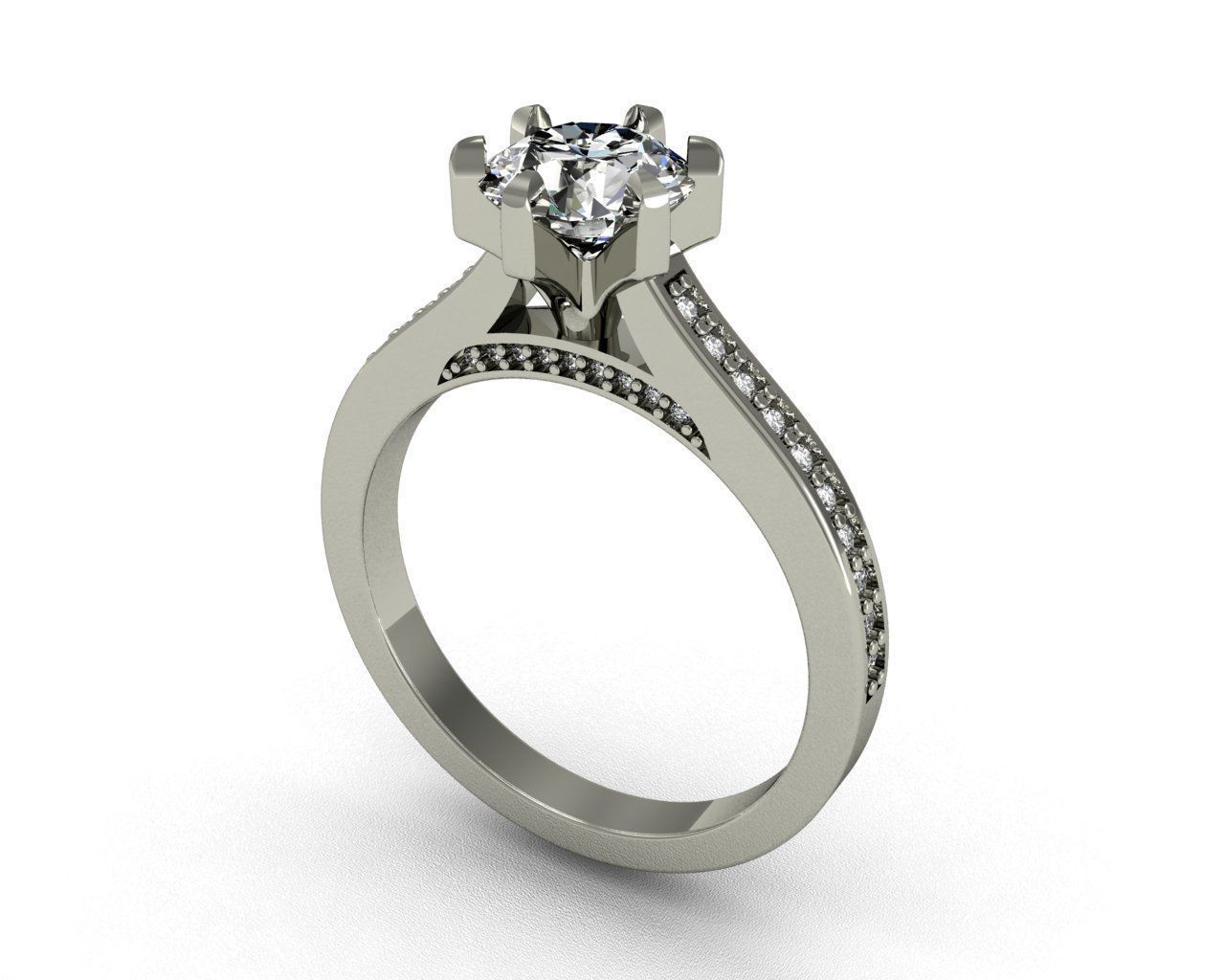  Engagement Ring 3D print model 3D print model_1