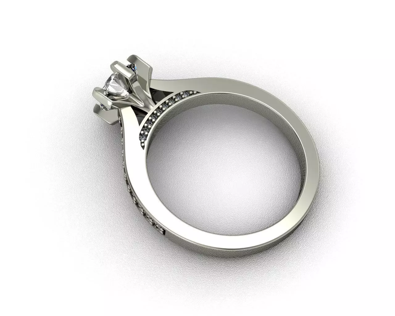  Engagement Ring 3D print model 3D print model_0