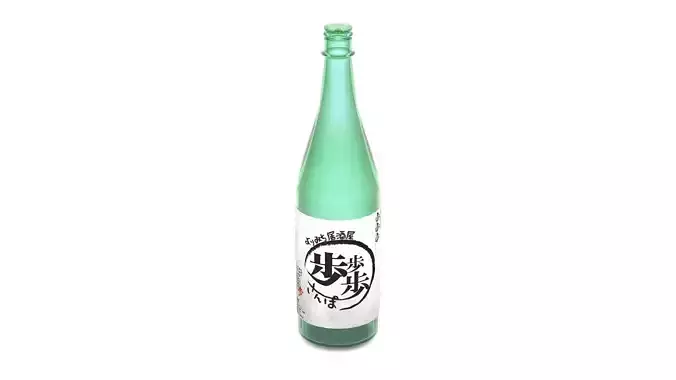 Japanease sake bottle