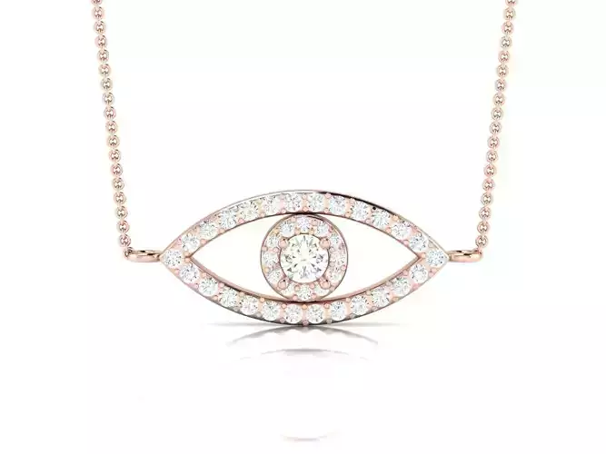 solitaire wedding engagement women pendant 3dm render detail