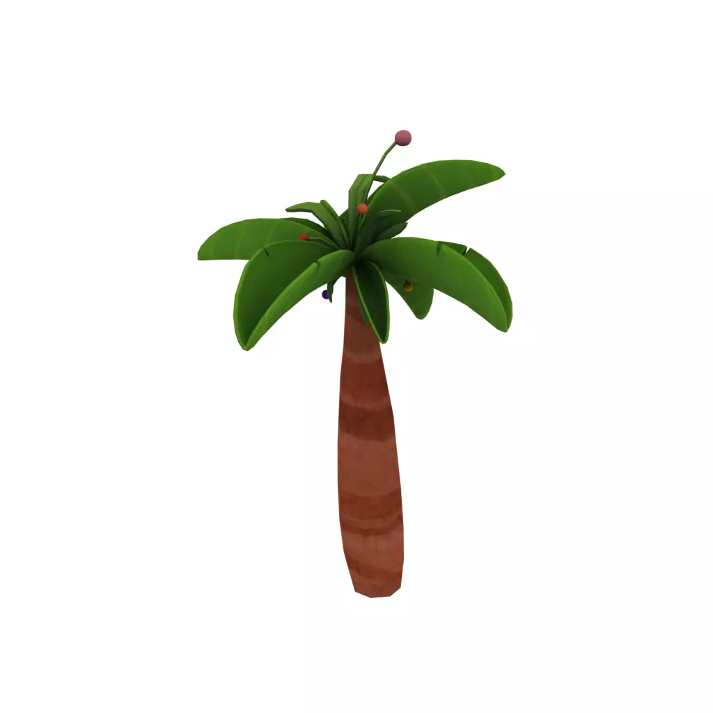Palm tree 3D model_0