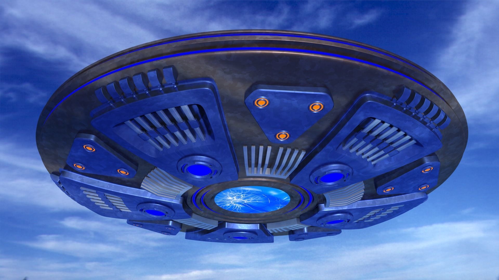 UFO Spaceship 3D model_15