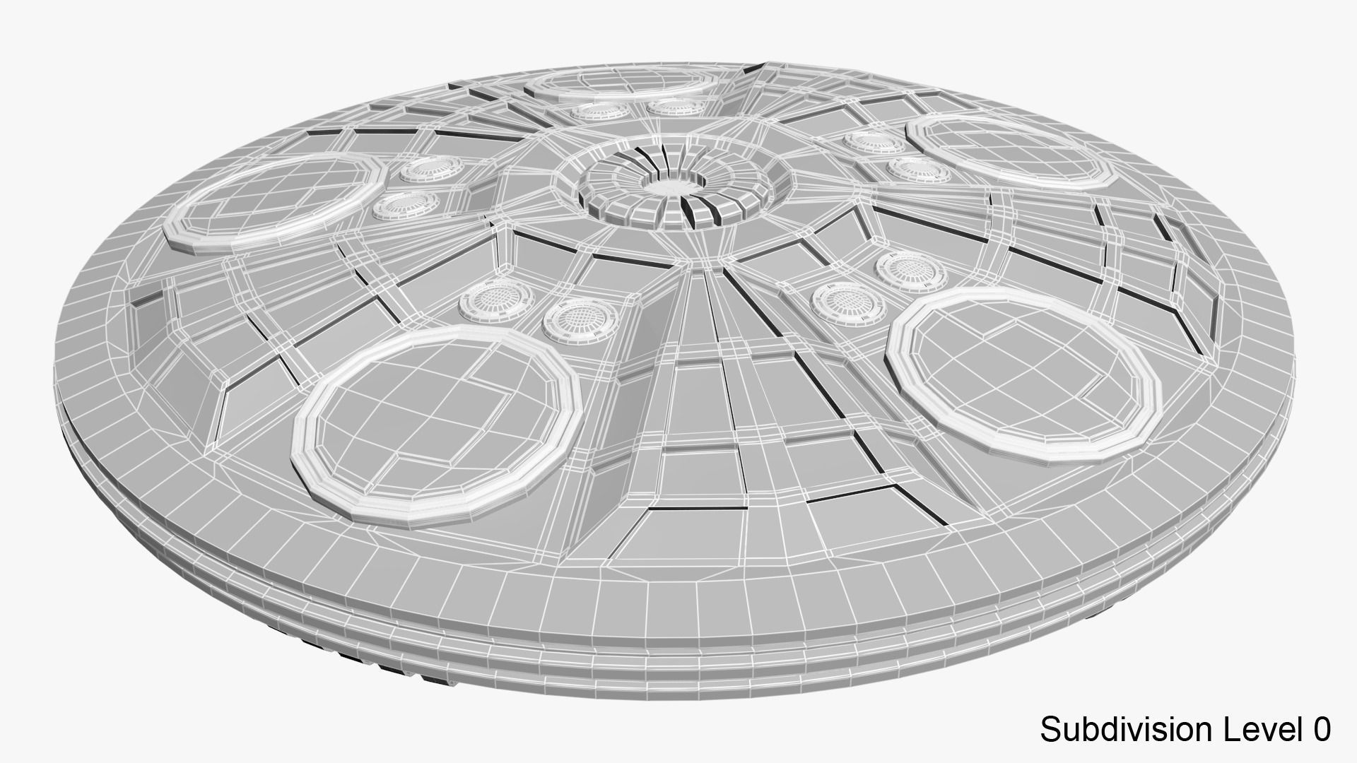 UFO Spaceship 3D model_11