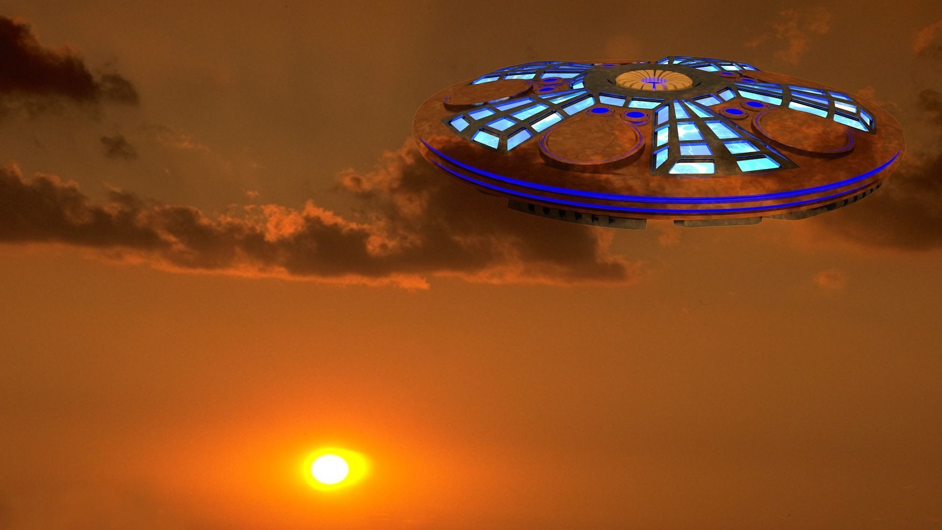 UFO Spaceship 3D model_18