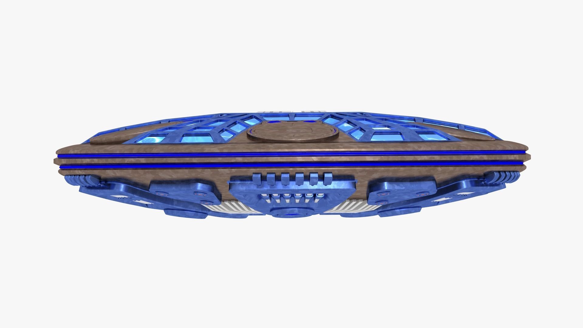 UFO Spaceship 3D model_2