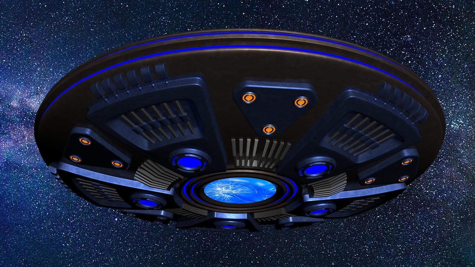 UFO Spaceship 3D model_17