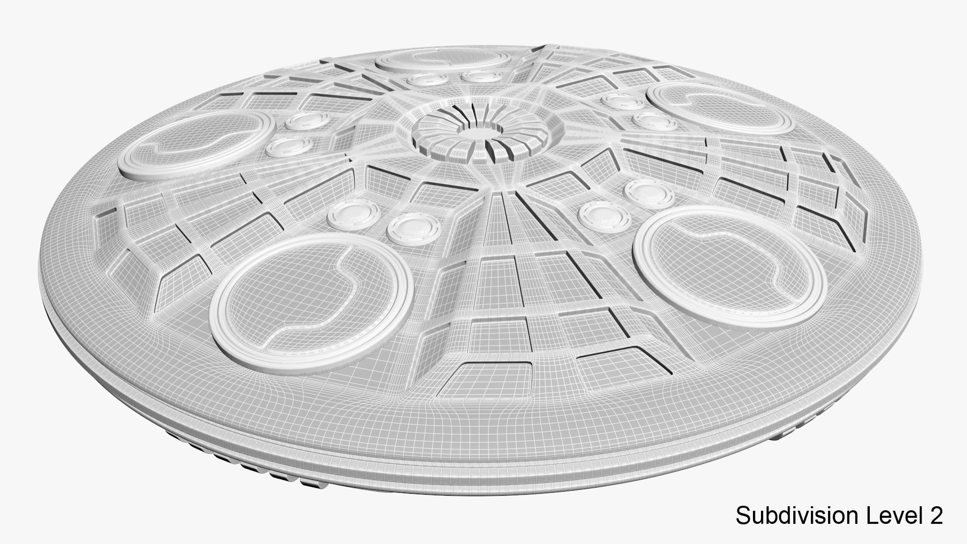 UFO Spaceship 3D model_13