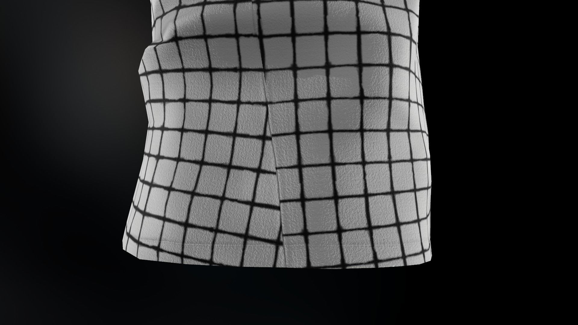 Summer Shirt 1 Low-poly 3D model_17