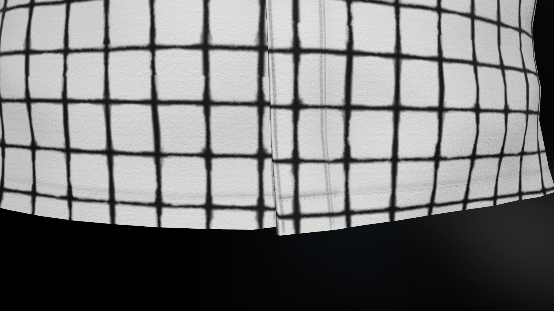 Summer Shirt 1 Low-poly 3D model_16